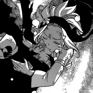 A Fairy Tail manga panel of Gajeel Redfox and Levy McGarden kissing underwater