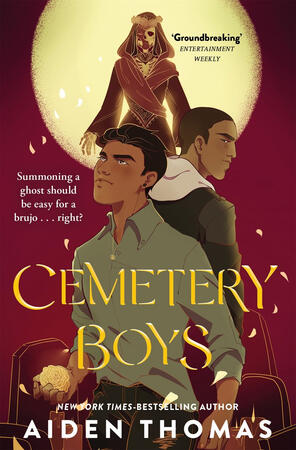 Cemetery Boys by Aiden Thomas The cover of Cemetery Boys by Aiden Thomas