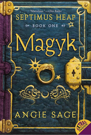 Magyk by Angie Sage The cover of Magyk by Angie Sage